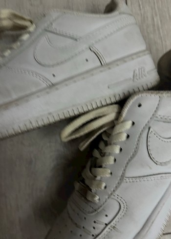 Kadın Beyaz Bağcıklı Spor Ayakkabı - Görsel 7