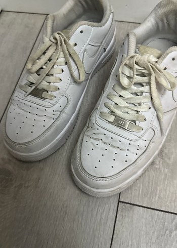 Kadın Beyaz Bağcıklı Spor Ayakkabı - Görsel 5