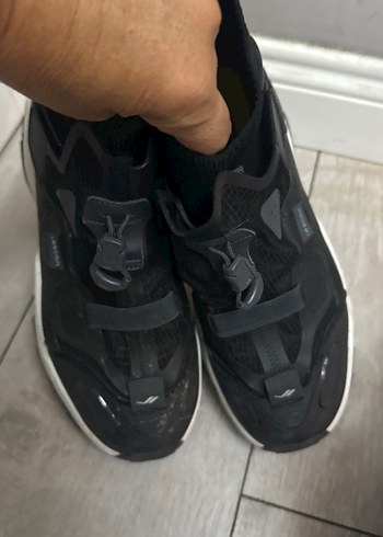 Kadın Siyah Spor Ayakkabı Velcro Detaylı - Görsel 7