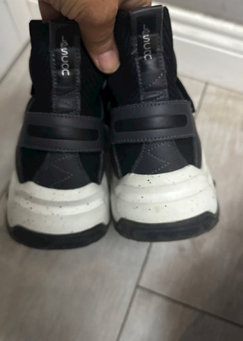 Kadın Siyah Spor Ayakkabı Velcro Detaylı - Görsel 6