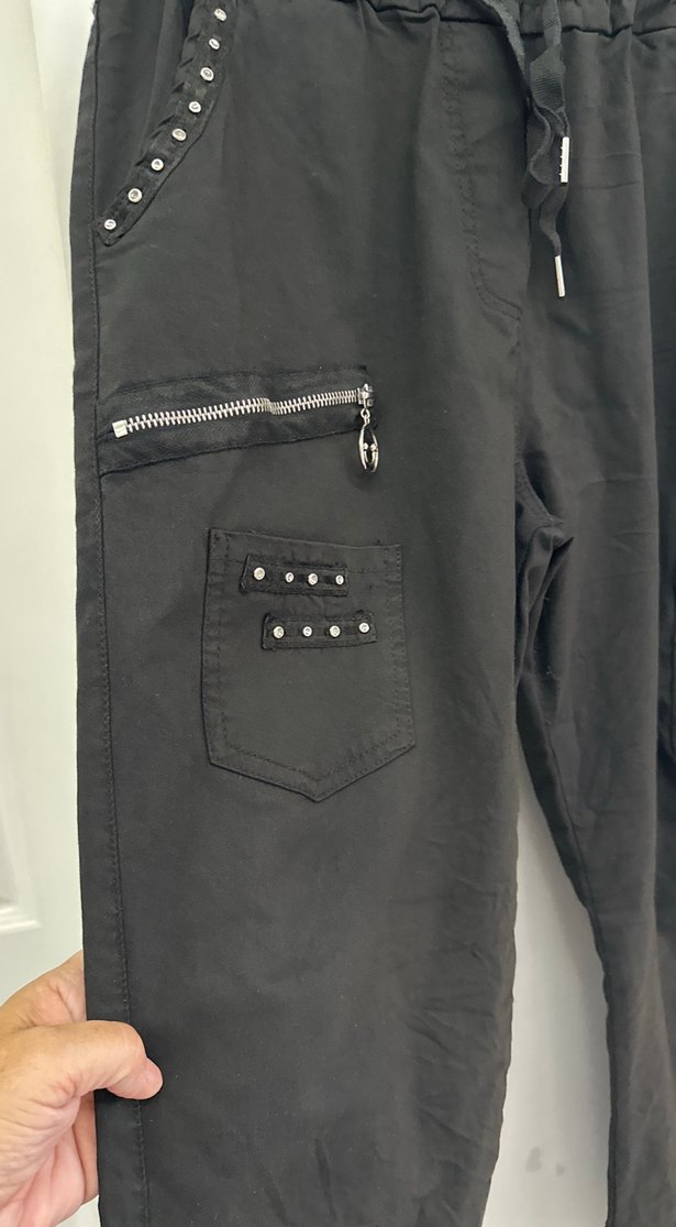 Kadın Siyah Bol Kesim - Görsel 4