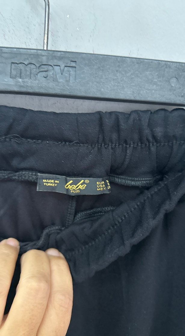 Kadın Siyah Fermuarlı Rahat Kesim Eşofman Altı - Görsel 3