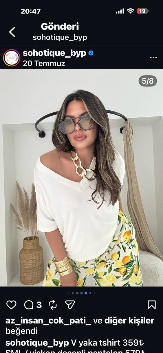 Sarı beyaz limon desenli beli lastikli sokak modeli - Görsel 4