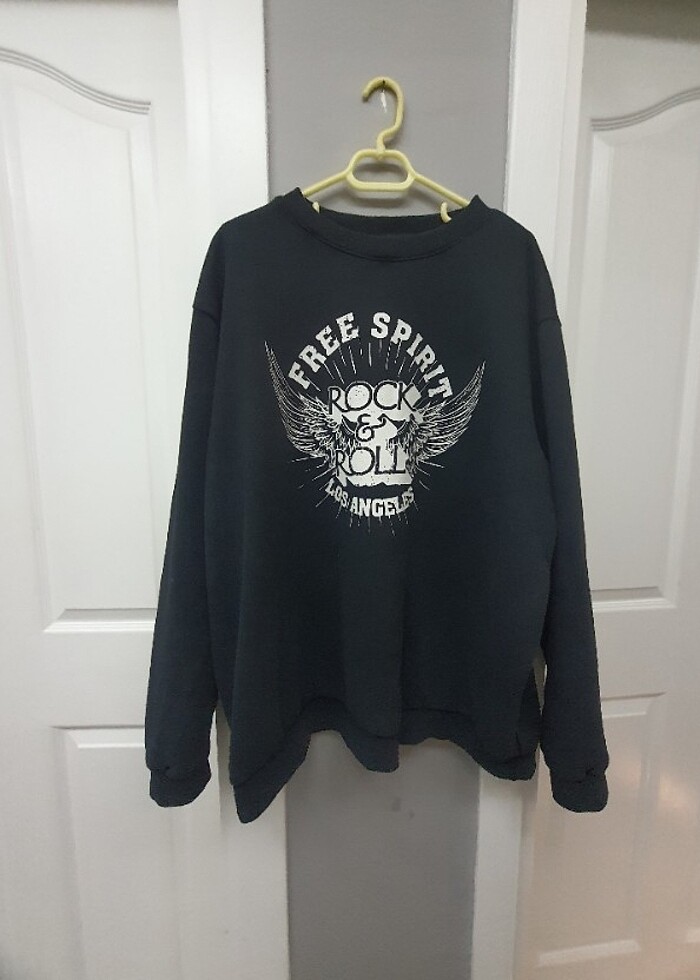 Bayan oversays sweatshirt 46 48 uyumlu - Görsel 3