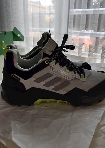 Adidas terrex goretex gri Bağcıklı Erkek Outdoor Ayakkabı - Görsel 4