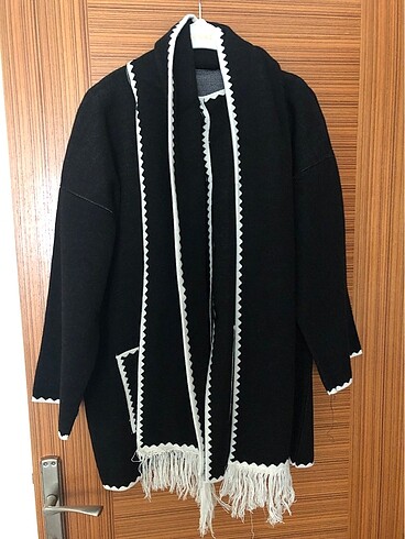 Atkılı triko ceket