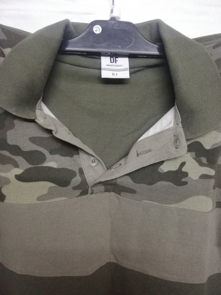 Kamuflaj Desenli Kemerli Erkek Polo Tişört - Görsel 2