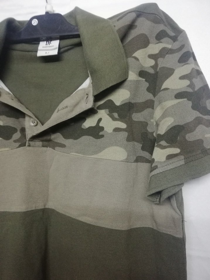 Kamuflaj Desenli Kemerli Erkek Polo Tişört - Görsel 3