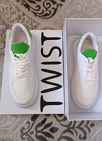 39 Beden beyaz Renk Twist sneaker 