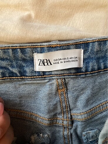 Zara Zara kot şort