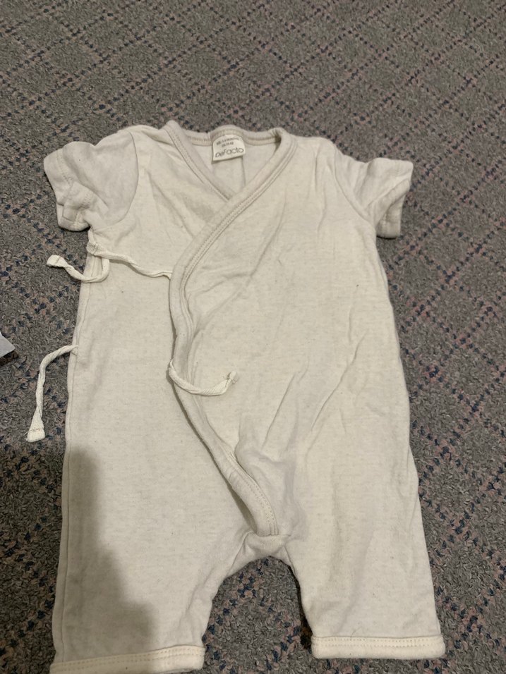 Sarı Bebek Kız Tulum, Kabartmalı Baskılı - Görsel 2