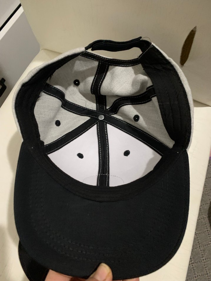 Gri Siyah Street Wear Kadın Şapka - Görsel 2