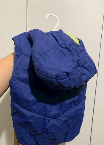 Erkek Çocuk Mavi Fermuarlı Yelek - Görsel 3