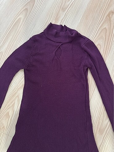 Mor boğazlı kazak - Görsel 2