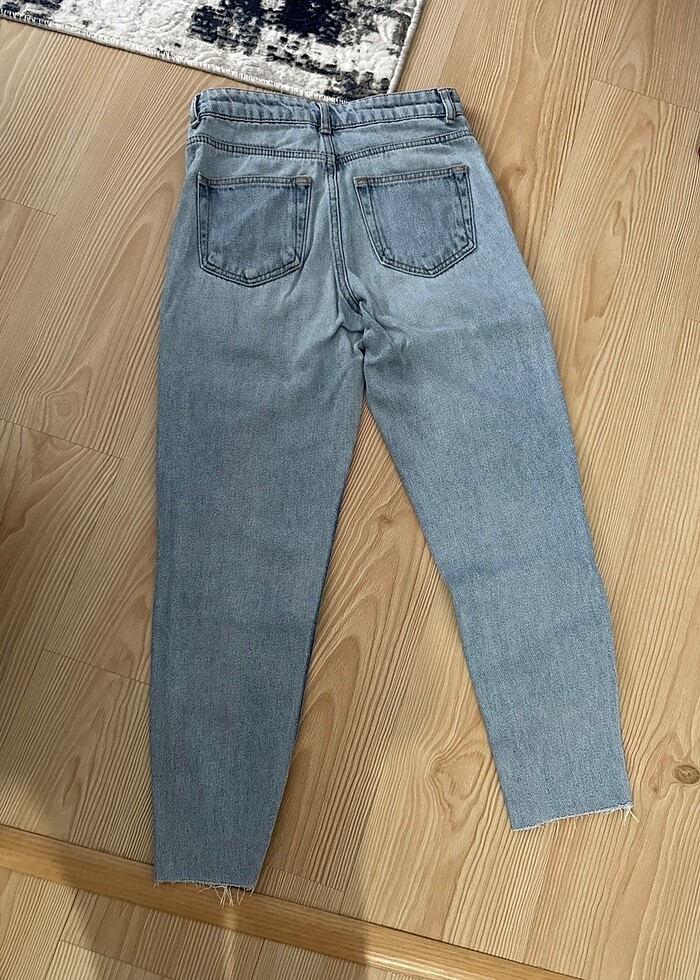 Mom jean yüksel bel pantolon - Görsel 2