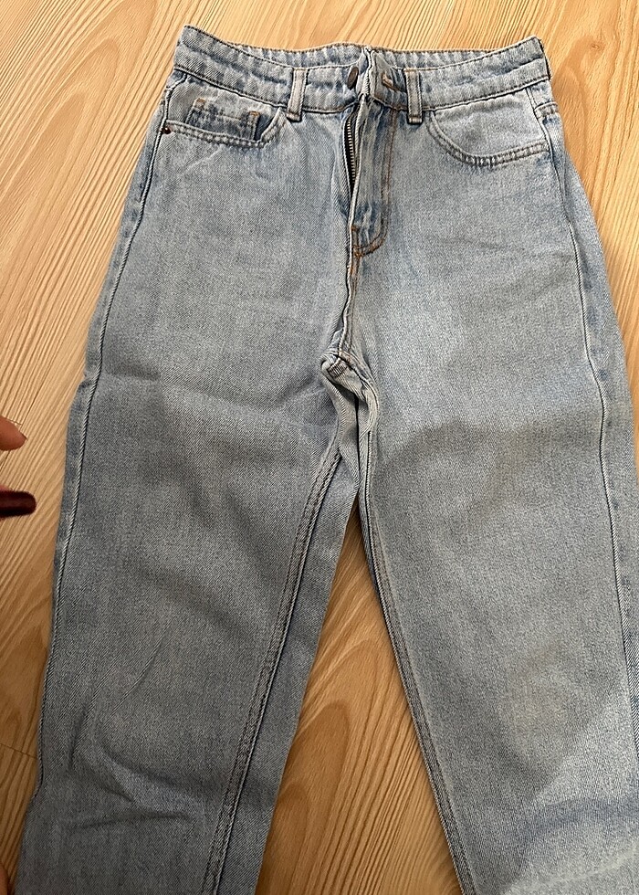 Mom jean yüksel bel pantolon - Görsel 4