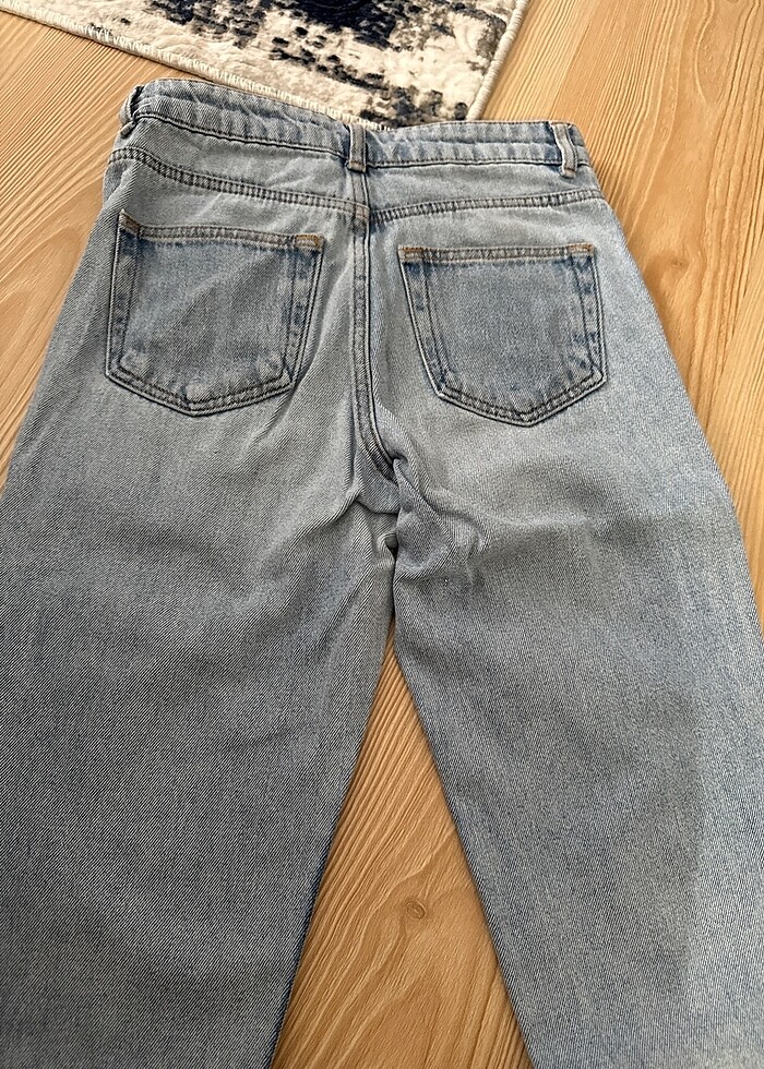 Mom jean yüksel bel pantolon - Görsel 3