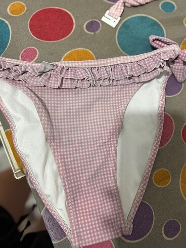 xs Beden pembe Renk Penti bikini takımı