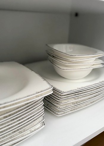 Korkmaz Bone Selection  Kare Yemek Takımı - Görsel 4