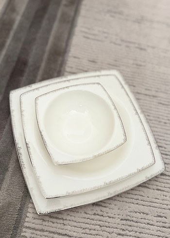 Korkmaz Bone Selection  Kare Yemek Takımı - Görsel 3