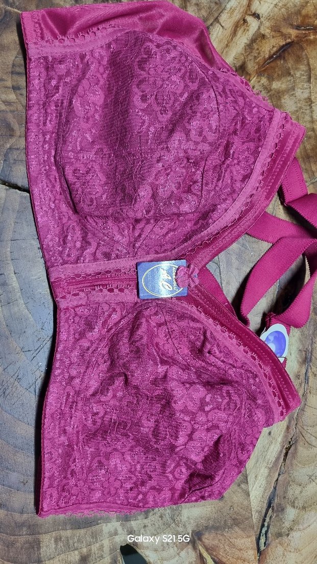 Mor Dantel Detaylı Rahat Sütyen - Görsel 2