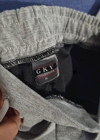 Gri erkekFermuarlı Rahat Eşofman pantolon jagır - Görsel 3