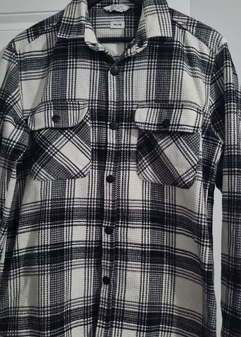 Gri Erkek Regular Fit Düğmeli Streetwear Gömlek - Görsel 4