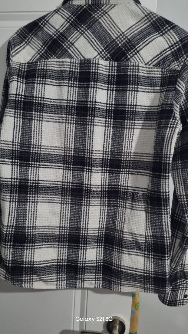 Gri Erkek Regular Fit Düğmeli Streetwear Gömlek - Görsel 2