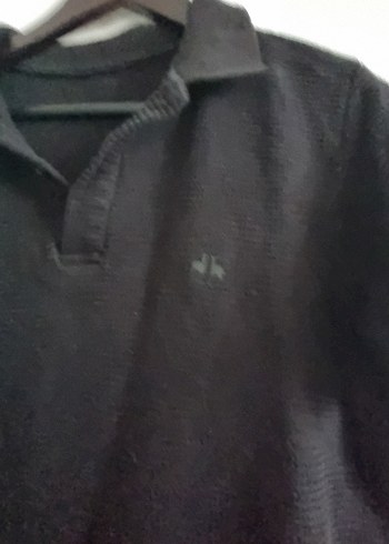 Erkek Siyah Kısa Kollu Klasik Polo Tişört - Görsel 3