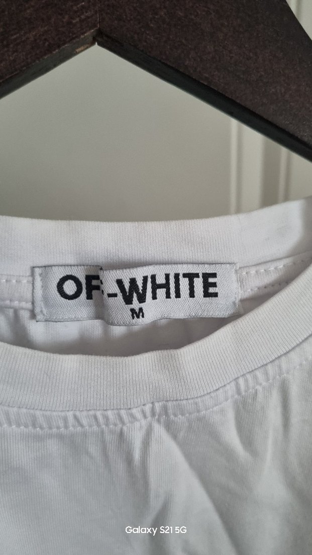 Baskılı Beyaz Erkek Tişörtü, Kısa Kollu, Gevşek Kesim - Görsel 3