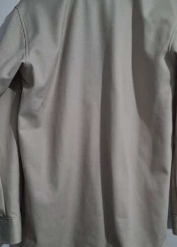 LCW Vision Gri Düğmeli Midi Keten Ceket - Görsel 3