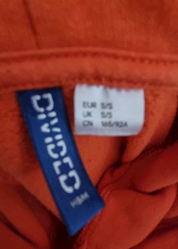 Turuncu Baskılı Kadın Sweatshirt - Görsel 4