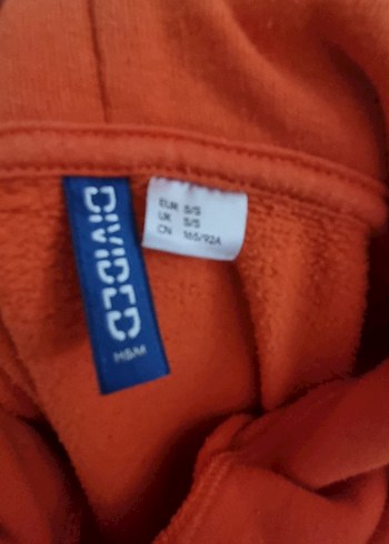 Turuncu Baskılı Kadın Sweatshirt - Görsel 3