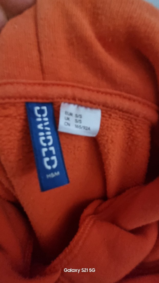 Turuncu Baskılı Kadın Sweatshirt - Görsel 3