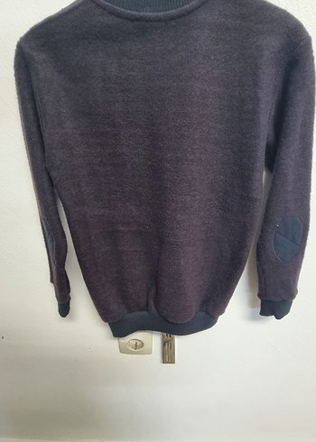 Gri Erkek Çocuk İnce Triko Sweatshirt - Görsel 4