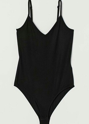 H&M hm askılı çıtçıtlı bodysuit 