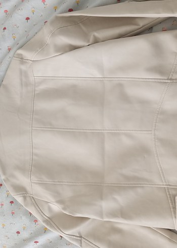 ZARA BEJ DERİ CEKET - Görsel 2