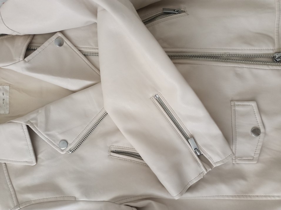 ZARA BEJ DERİ CEKET - Görsel 5