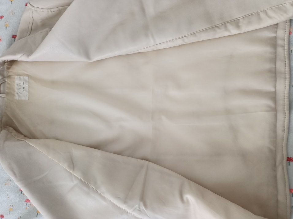 ZARA BEJ DERİ CEKET - Görsel 3