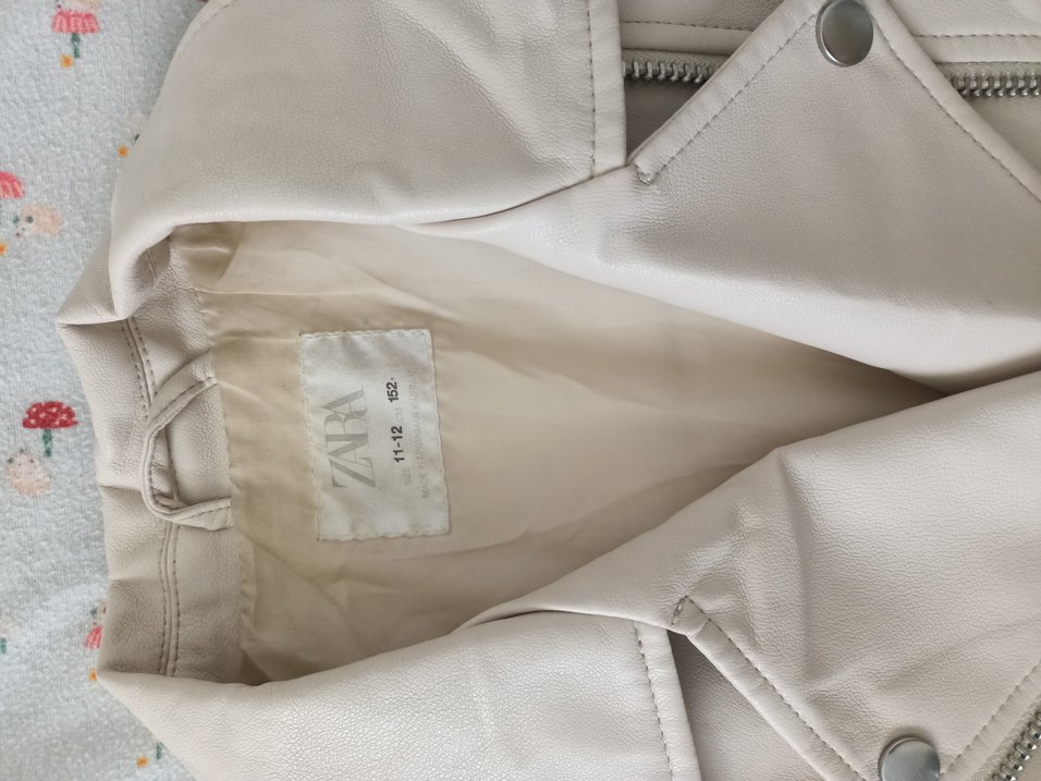 ZARA BEJ DERİ CEKET - Görsel 4
