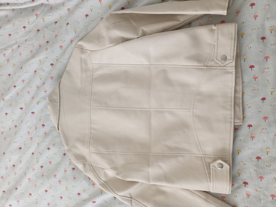 ZARA BEJ DERİ CEKET - Görsel 2