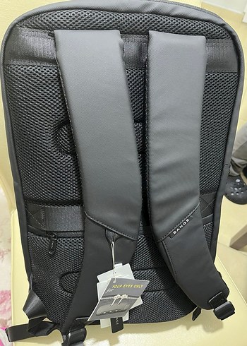 Siyah Erkek Sırt Çantası, Tokalı, Sokak Stili - Görsel 3