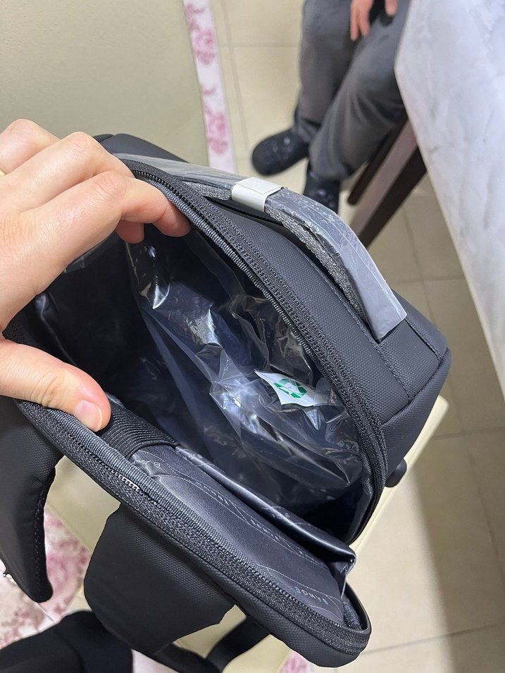 Siyah Erkek Sırt Çantası, Tokalı, Sokak Stili - Görsel 2