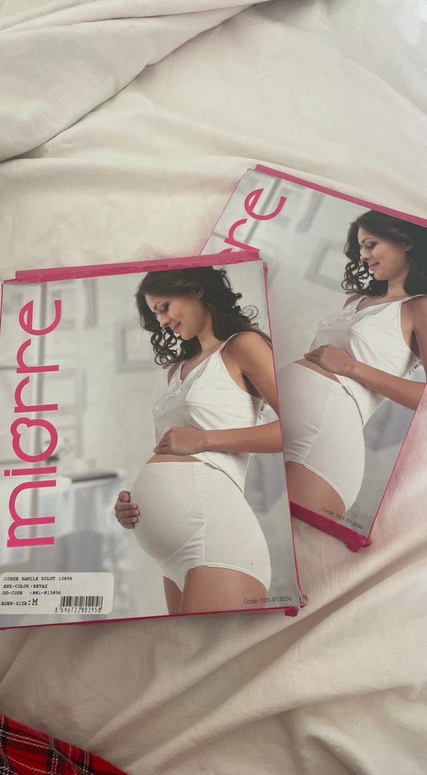 Beyaz Mini Hamile İç Çamaşırı - Görsel 2