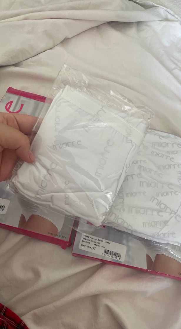 Beyaz Mini Hamile İç Çamaşırı - Görsel 3