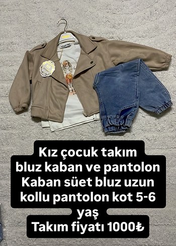 Kız Çocuk Uzun Kollu Takım 5-6 Yaş