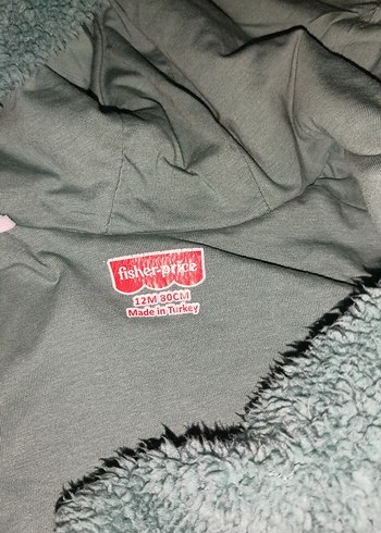 bebek Yeşil Düğmeli mont - Görsel 2