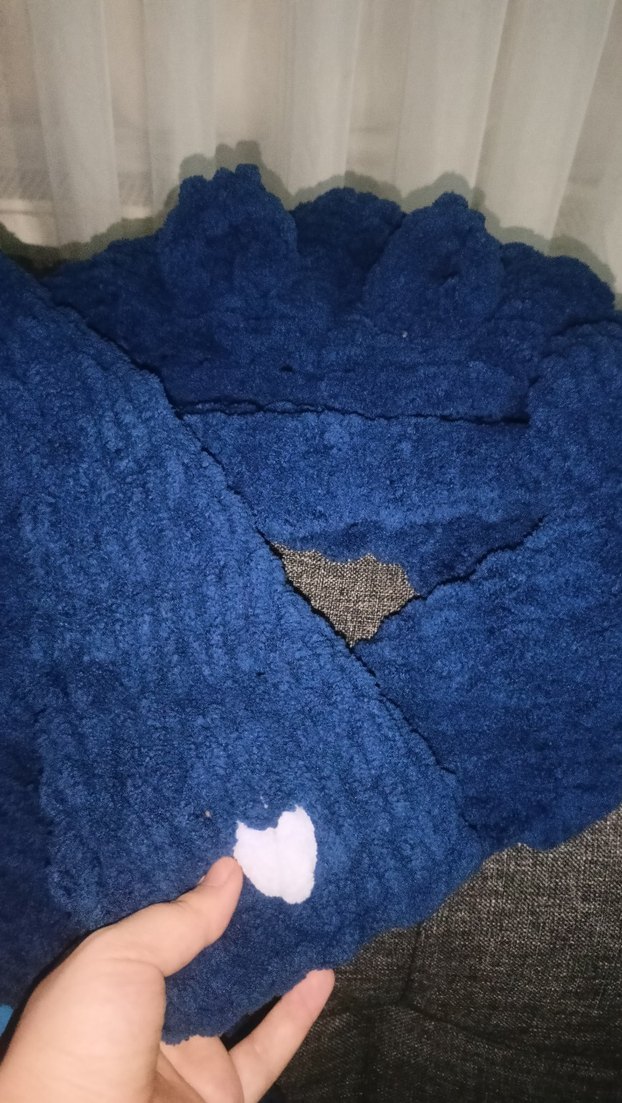 Lacivert Düz Yumuşak Balaklava - Görsel 2