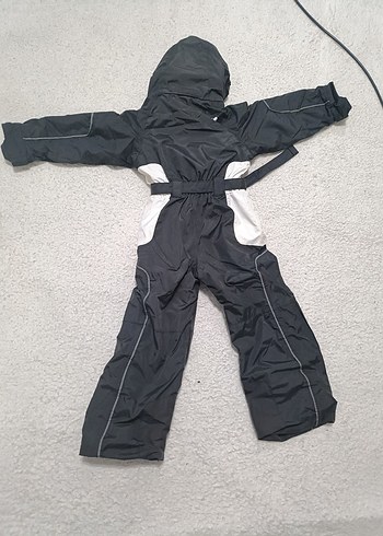 Krem Bel Detaylı çocuk Kayak tulumu - Görsel 2