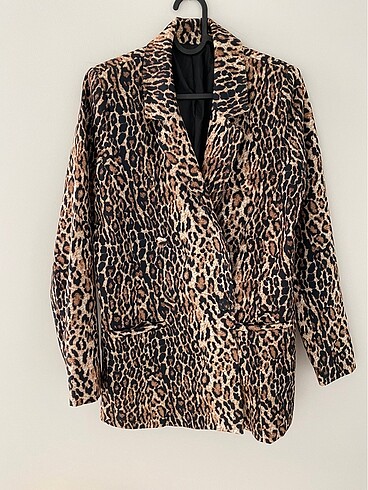 Leopar Blazer ceket